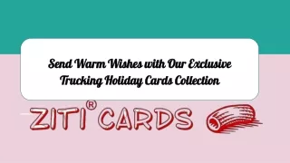 Send Warm Wishes with Our Exclusive Trucking Holiday Cards Collection