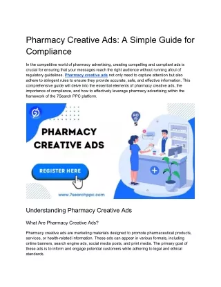 Pharmacy Creative Ads | Pharmacy Advertising and Marketing