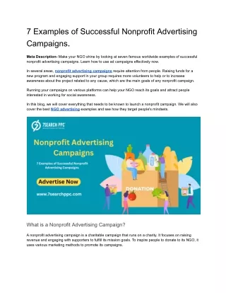 7 Examples of Successful Nonprofit Advertising Campaigns (2)