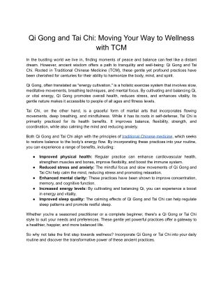 Qi Gong and Tai Chi_ Moving Your Way to Wellness with TCM (1)