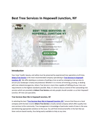 Best Tree Services in Hopewell Junction