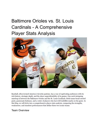 Baltimore Orioles vs