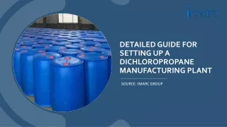 Dichloropropane Manufacturing Plant Project Report: PDF