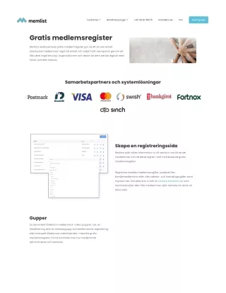 Gratis medlemsregister i molnet för föreningar | Memlist