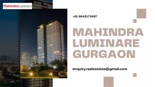Mahindra Luminare Sector 59 Gurgaon