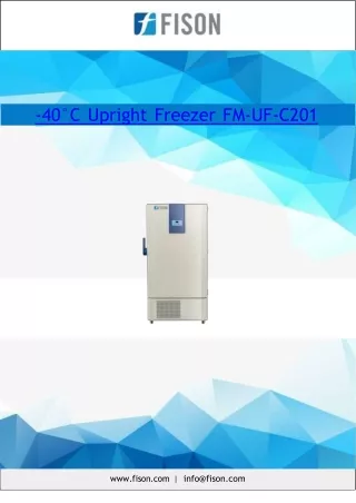-40°C Upright Freezer 590L