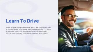 A Learn To Drive