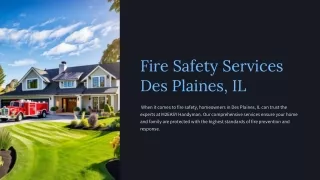 Fire Safety Services Des Plaines, Il