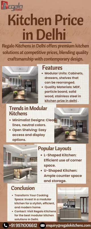 Kitchen Price in Delhi