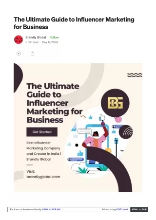 The Ultimate Guide to Influencer Marketing for Business