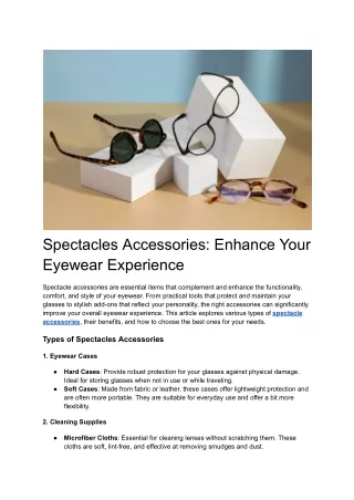 Spectacles Accessories_ Enhance Your Eyewear Experience (1)