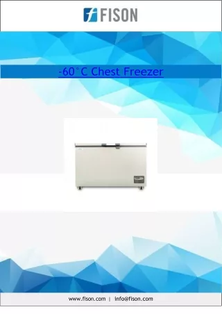 -60°C Chest Freezer