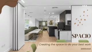 Transform Your Workspace with Spacio Leading Fit Out Experts
