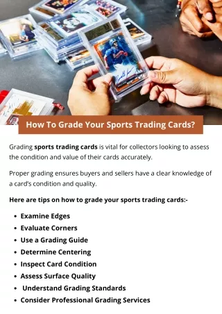 How To Grade Your Sports Trading Cards?