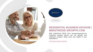 Residential Business Advisor | Brentwood-growth.com