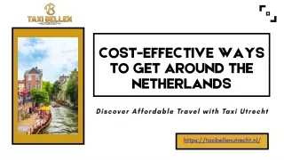 Affordable Travel Solutions with Taxi Utrecht