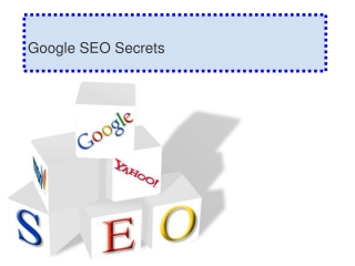 Google SEO Secrets