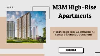 M3M High-Rise Apartments E-Brochure