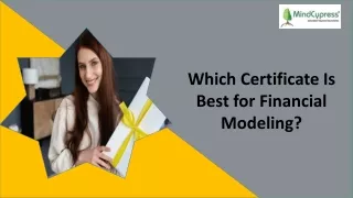 Which Certificate Is Best for Financial Modeling