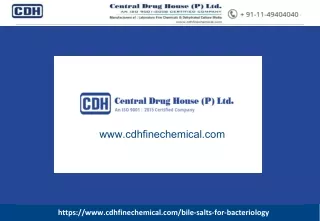 Bile Salts Manufacturers India
