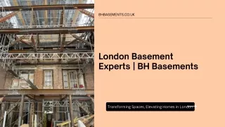 Leading Basement Construction in London