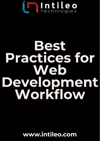 Best Practices for Web Development Workflow