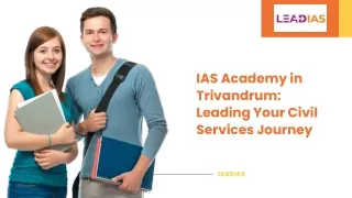 IAS Academy in Trivandrum:Leading Your Civil Services Journey