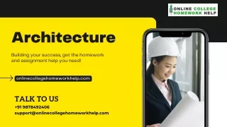 Receive Online Architecture Help You Need Today!