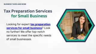 Tax Preparation Services for Small_Business