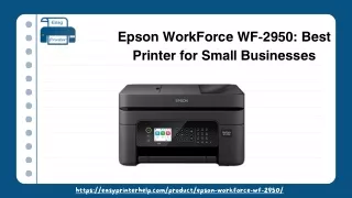 Epson WorkForce WF-2950 Best Printer for Small Businesses