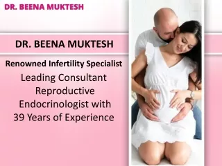 Dr Beena Muktesh Renowned Infertility Specialist