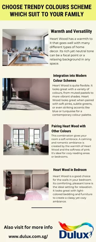 Choose Trendy Colors Scheme which suit to Your Family