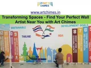 Transforming Spaces - Find Your Perfect Wall Artist Near You with Art Chimes