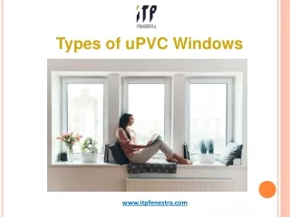 Different Types of uPVC Windows - ITP Fenestra