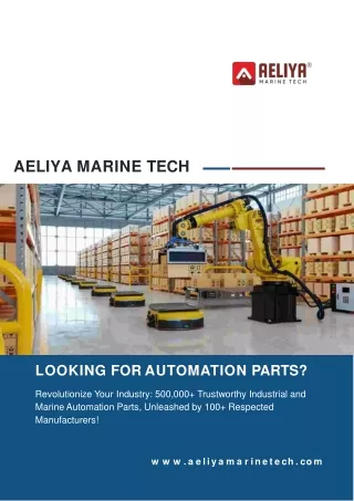 Empowering Marine Excellence: Aeliya Marine Tech