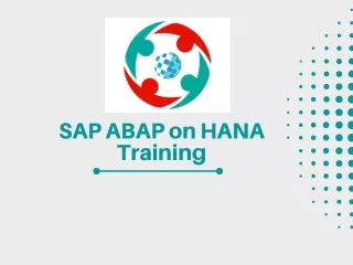 "SAP ABAP on HANA Training – Propel Your Career Forward!"