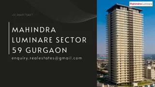 Mahindra Luminare Sector 59 Gurgaon (1)