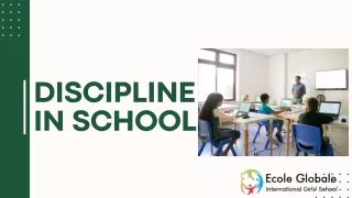 Discipline in school