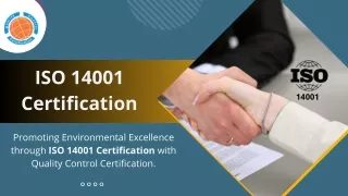 ISO 14001 Certification |  Quality Control Certification