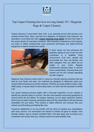 Top Carpet Cleaning Services in Long Island, NY Megerian Rugs & Carpet Cleaners