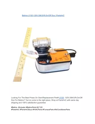 Belimo Lf120-120V;35#;S_R;On_Off Dca _ PartsHnC