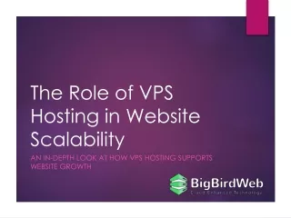 The Role of VPS Hosting in Website Scalability
