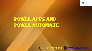 Microsoft Power Apps Online Training | Power Automate