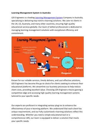 Learning Management System in Australia