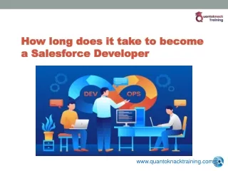 How long does it take to become a Salesforce Developer