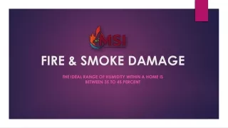 Fire & Smoke Damage