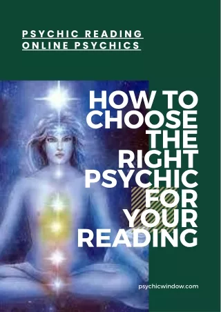 How to Choose the Right Psychic for Your Reading