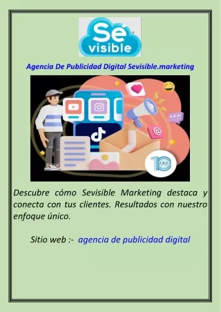 Agencia De Publicidad Digital Sevisible.marketing