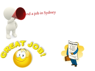 Find a job in Sydney