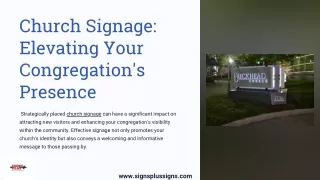 Engage Your Community with Innovative Church Signage